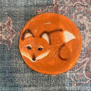 Decorative Fox Plate